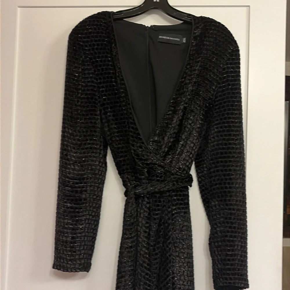 STUNNING HIGH END DESIGNER BRANDON MAXWELL Black tie gown in pristine condition - Picture 2 of 11